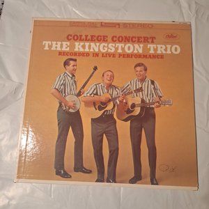 kingston trio college concert lp record